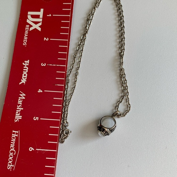 Silver and Black Women's 2017 Class Ring Pendant - Picture 5 of 5